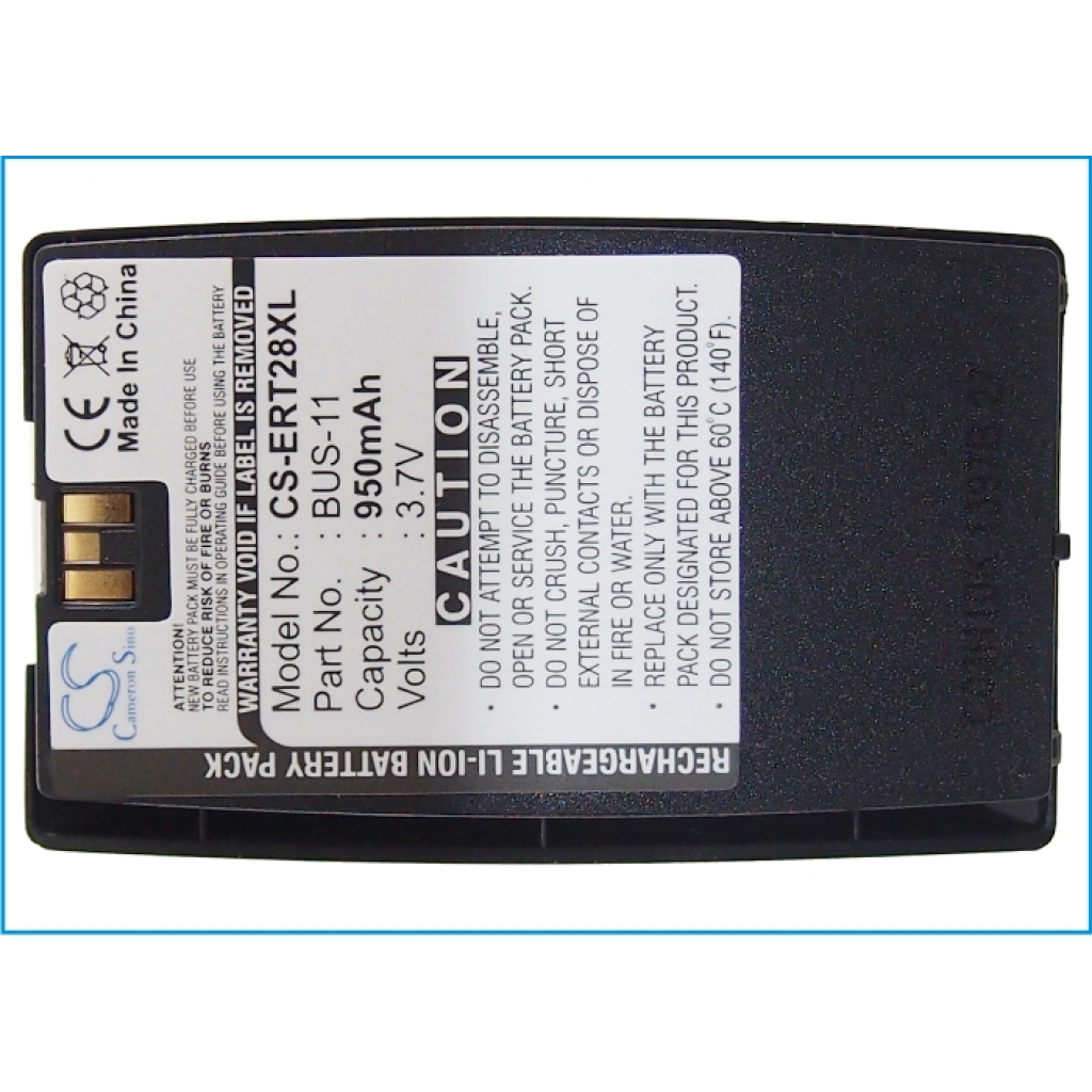 Battery compatible with Sony Ericsson CS-ERT28XL