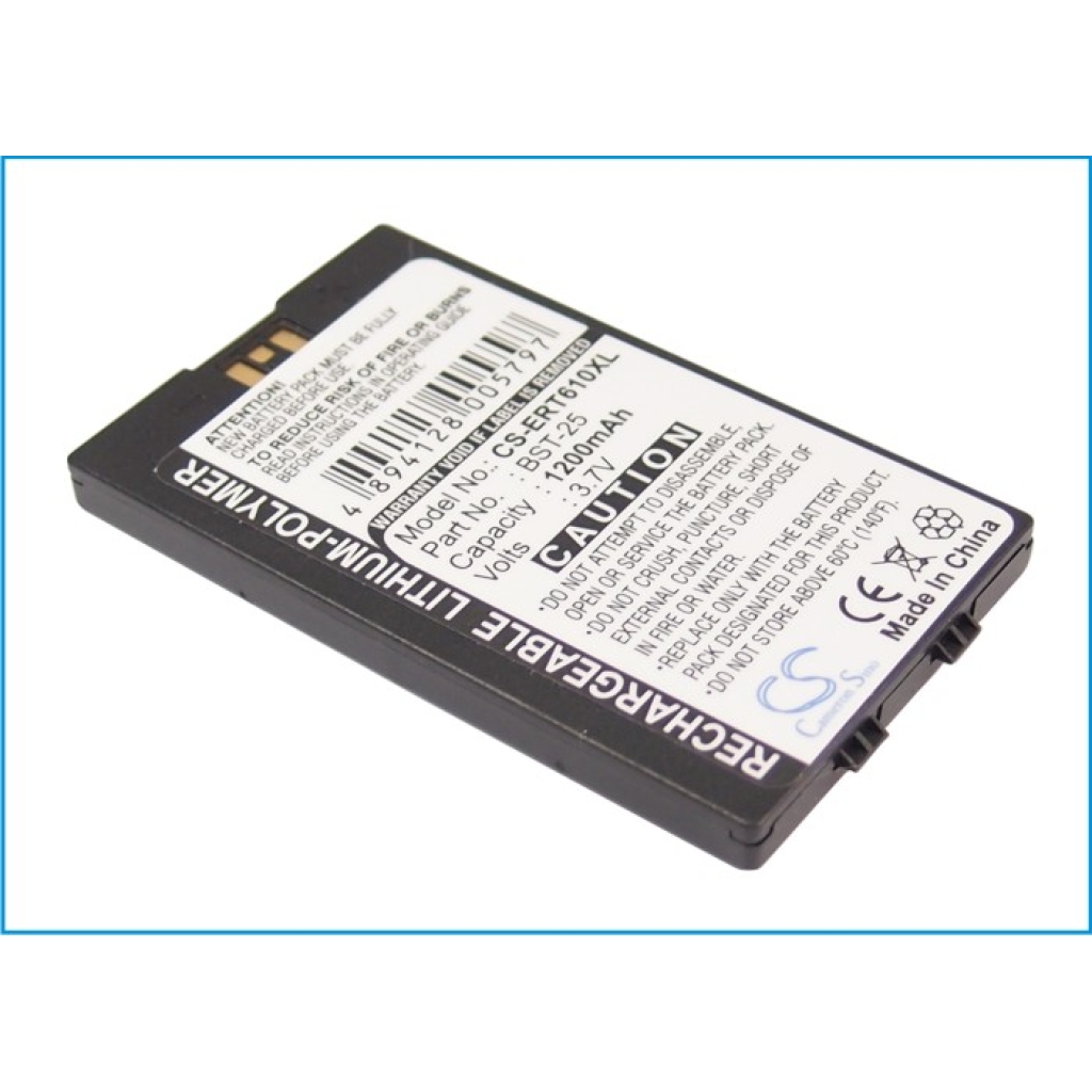 Battery compatible with Sony Ericsson CS-ERT610XL