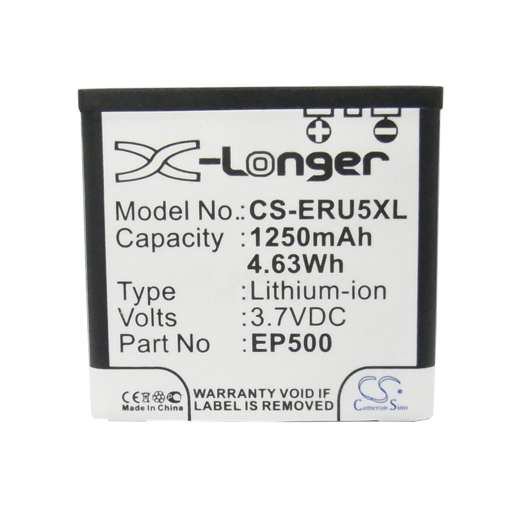 Battery compatible with Sony Ericsson CS-ERU5XL