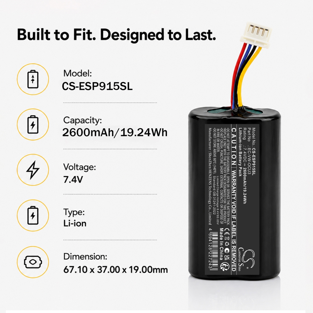 Battery compatible with Skoda