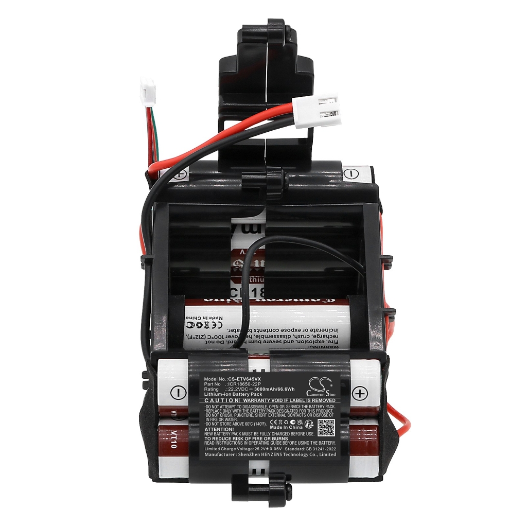 Battery compatible with Eta CS-ETV645VX
