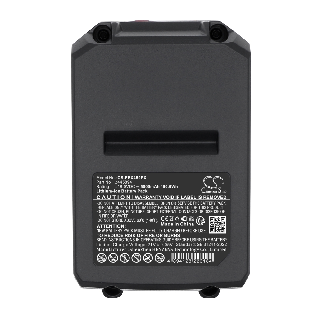 Compatible battery replacement for FLEX 445894