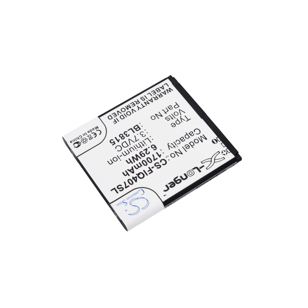 Cameron Sino CS-FIQ407SL battery reverse label 1700mAh BL3815