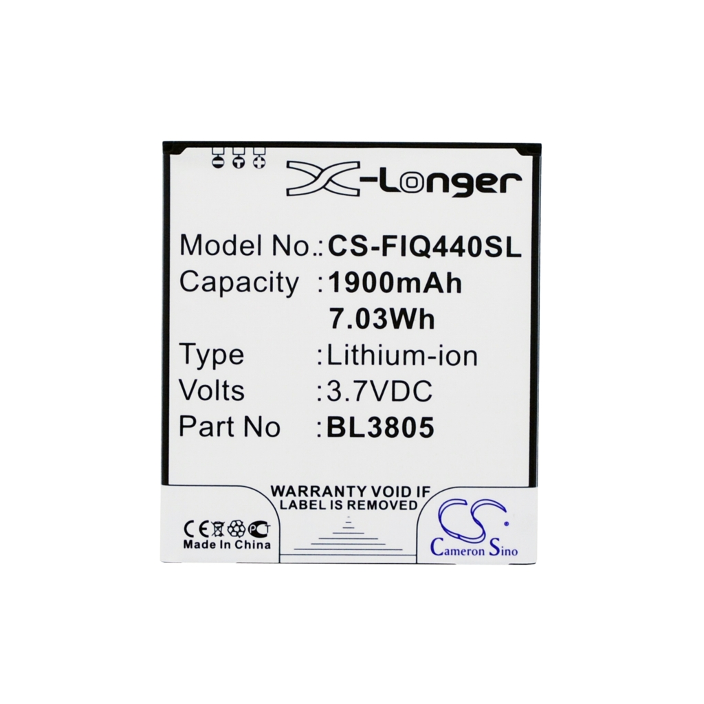 Battery compatible with Fly CS-FIQ440SL