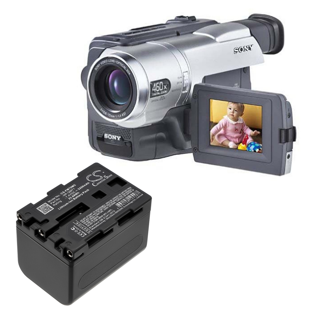 Camera Battery Sony DCR-DVD100