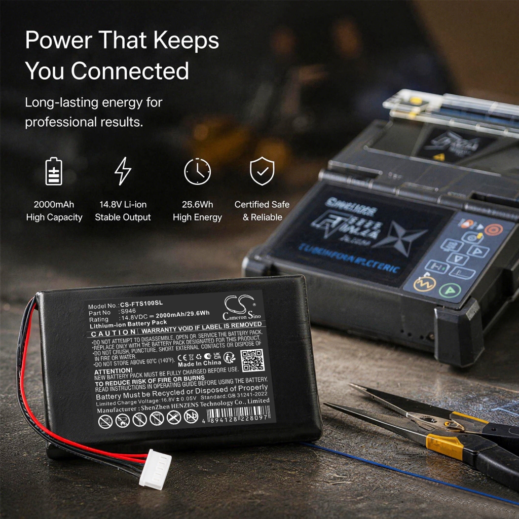 Battery compatible with Fitel CS-FTS100SL