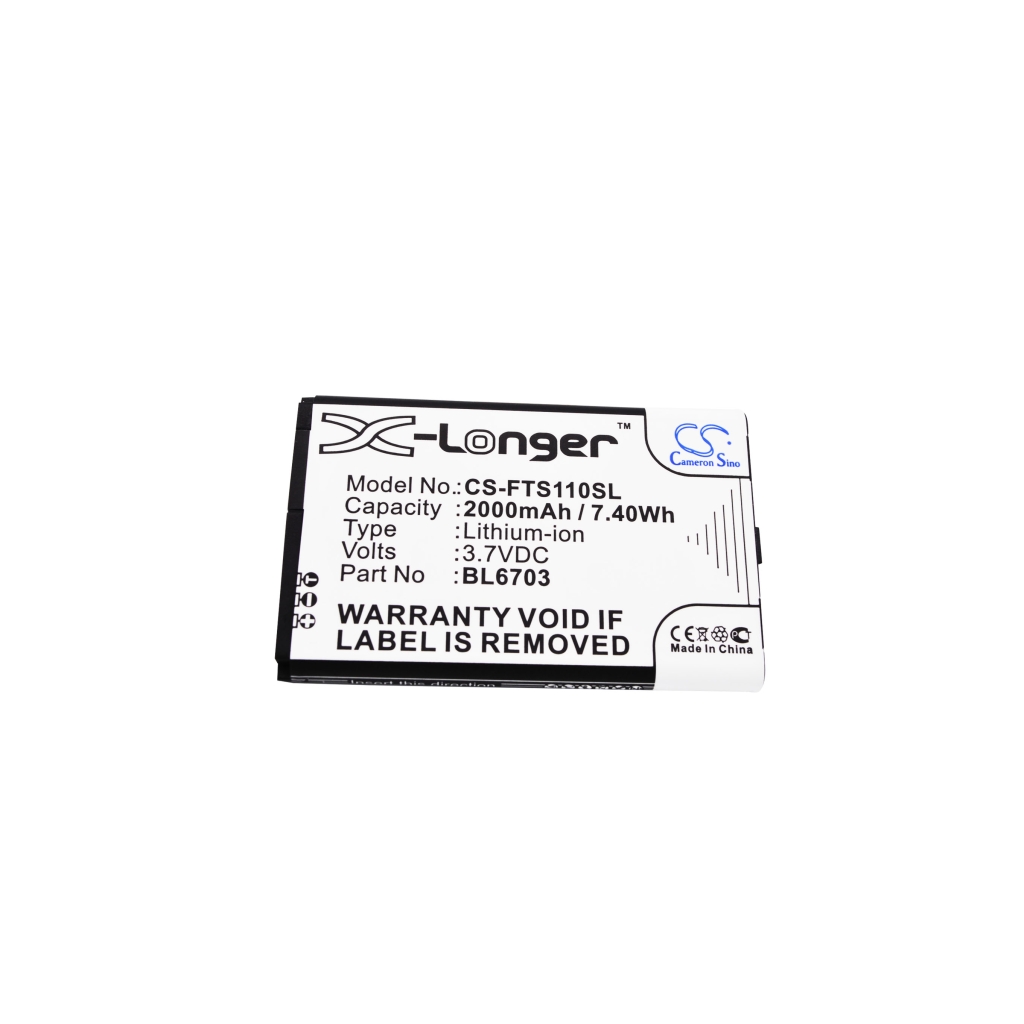 Compatible battery replacement for Fly BL6703