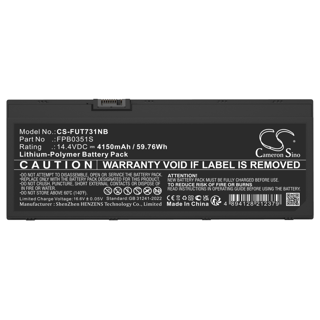 Batteries compatible with Fujitsu LifeBook U7310 CS-FUT731NB