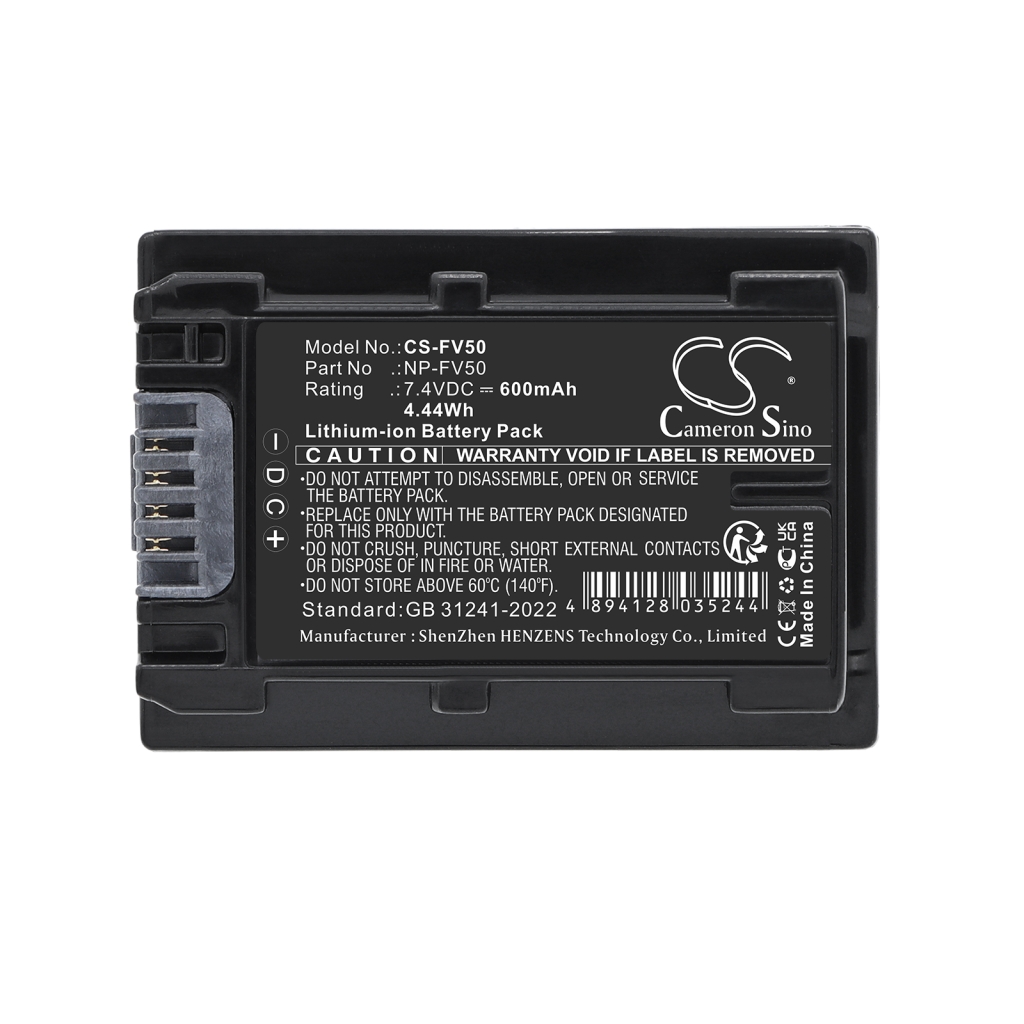 Battery for Sony DCR-SR42E