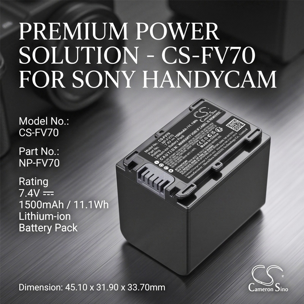 Battery compatible with Sony