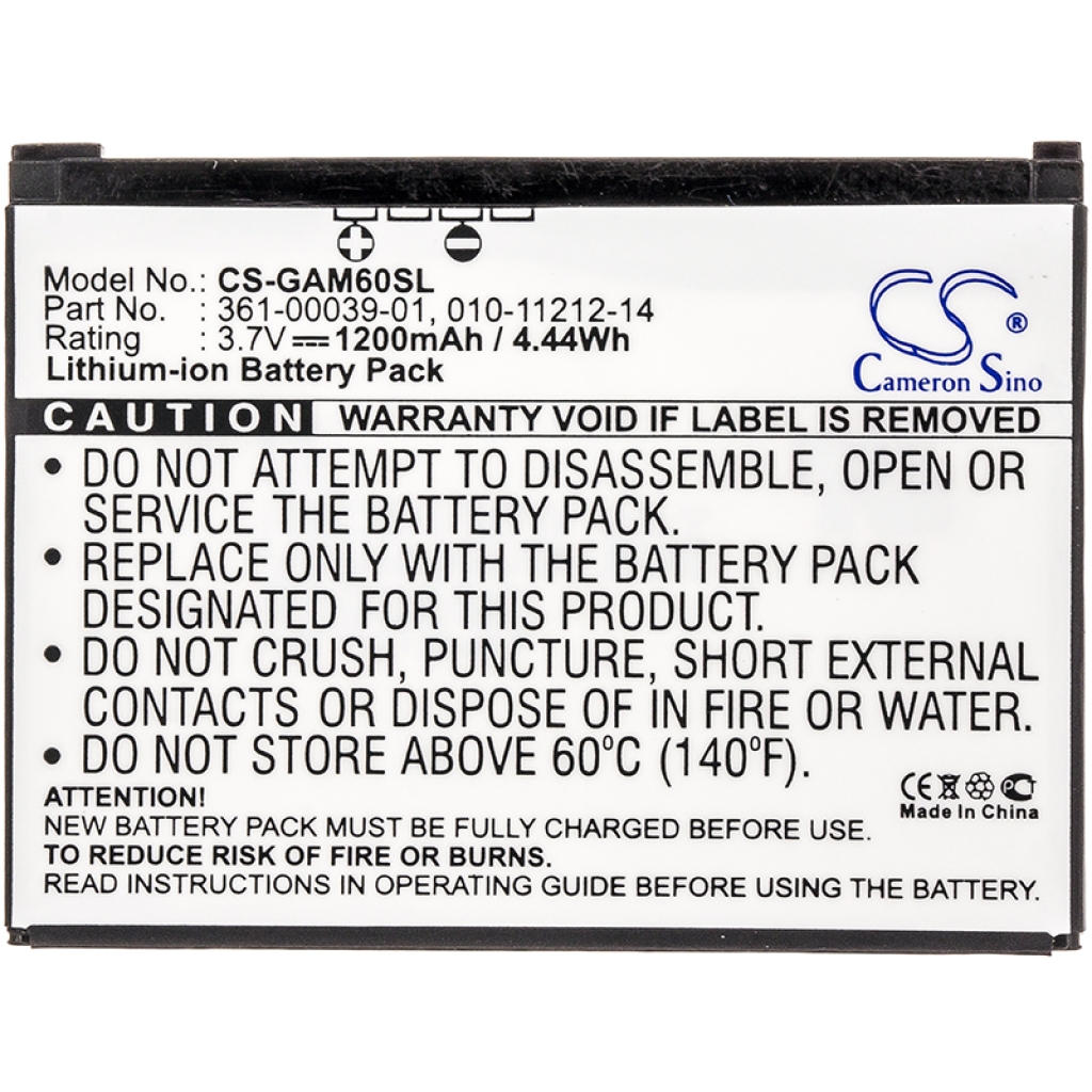 Battery compatible with Garmin