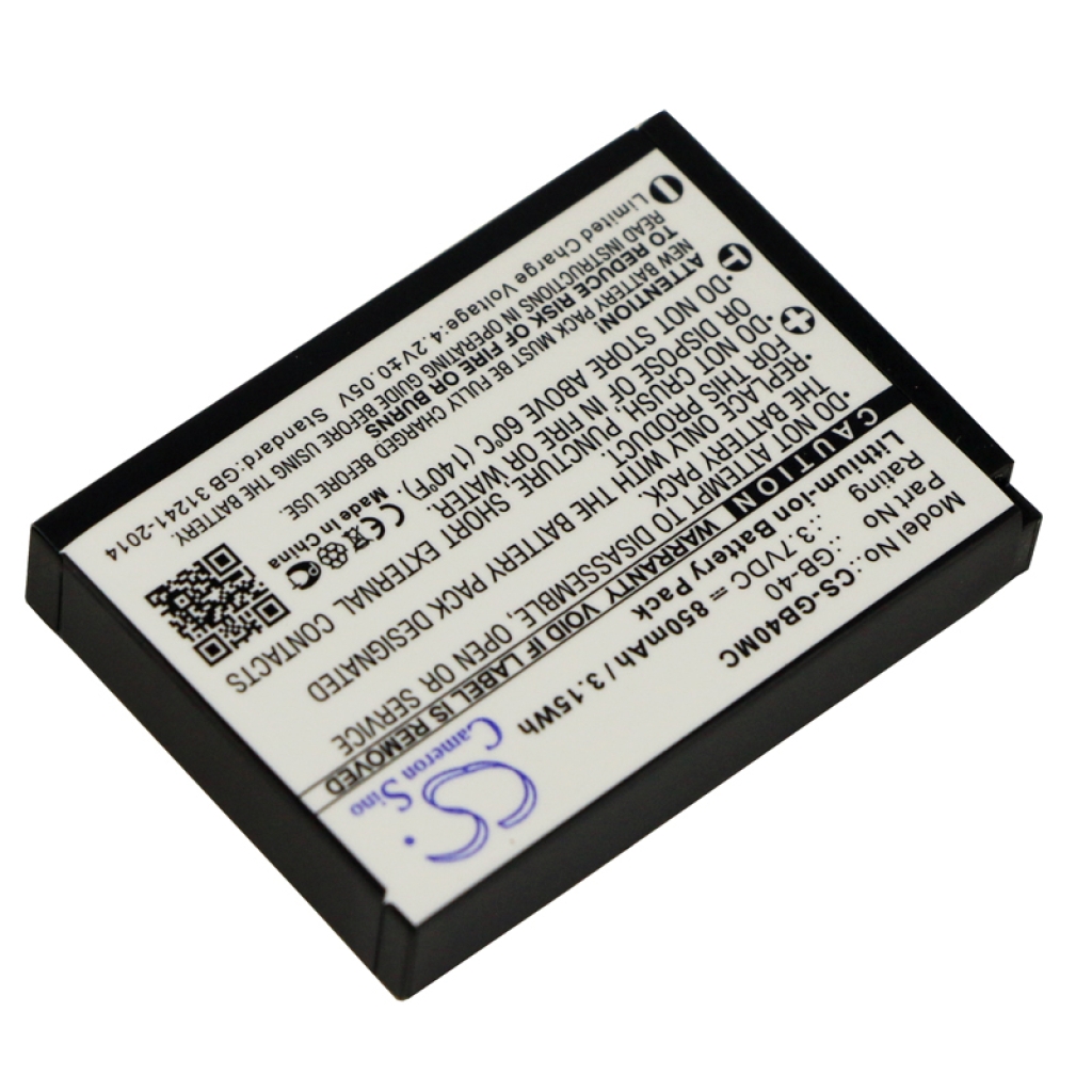 Battery compatible with GE General Imaging CS-GB40MC