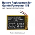 Battery for Garmin Forerunner 158