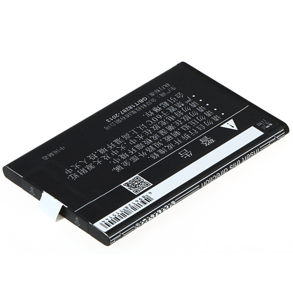 Cameron Sino CS-GNC610SL Li-ion phone battery, black reverse face, barcode