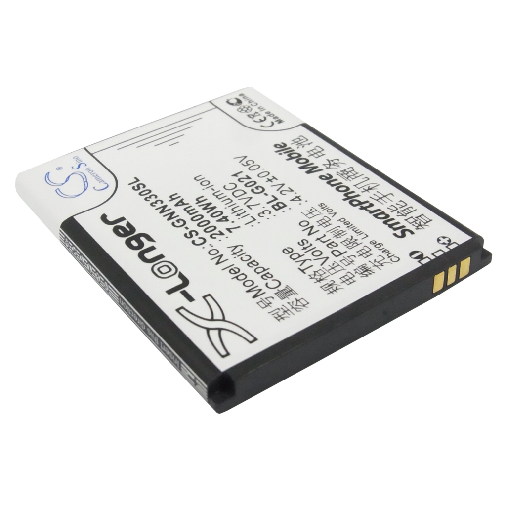 Battery compatible with GIONEE CS-GNN330SL