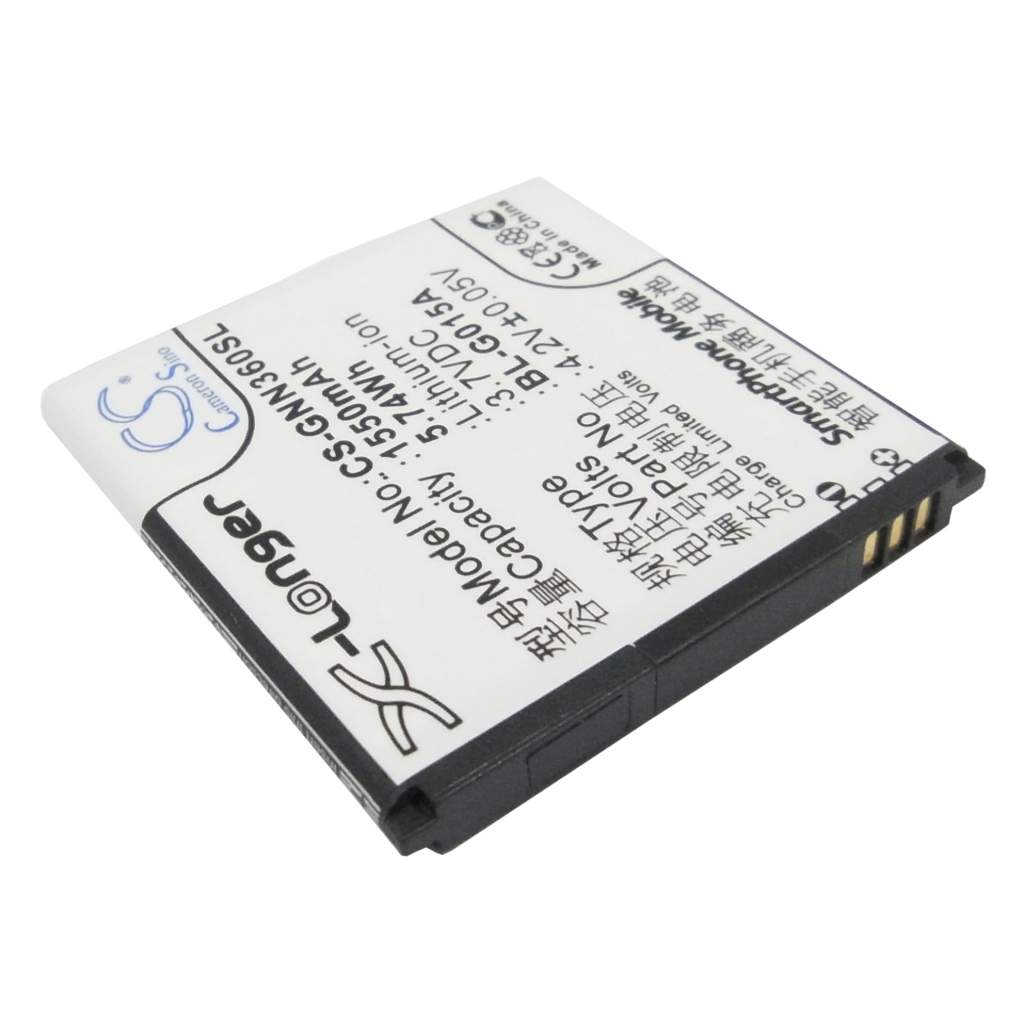 Battery compatible with GIONEE CS-GNN360SL