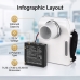 Battery compatible with Genoray CS-GPX300MD