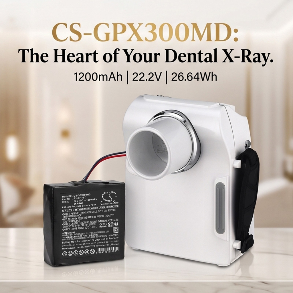 Battery compatible with Genoray CS-GPX300MD