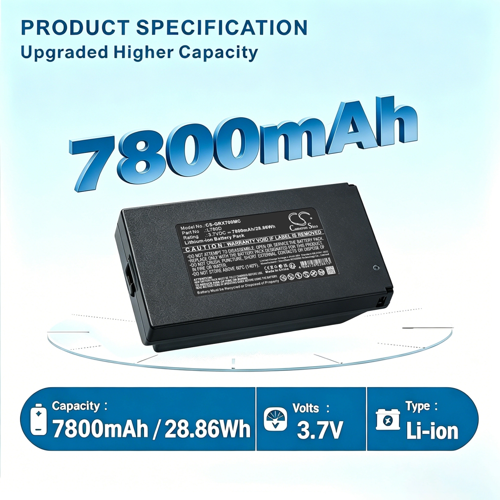 Battery compatible with Gardepro Meidase CS-GRX700MC