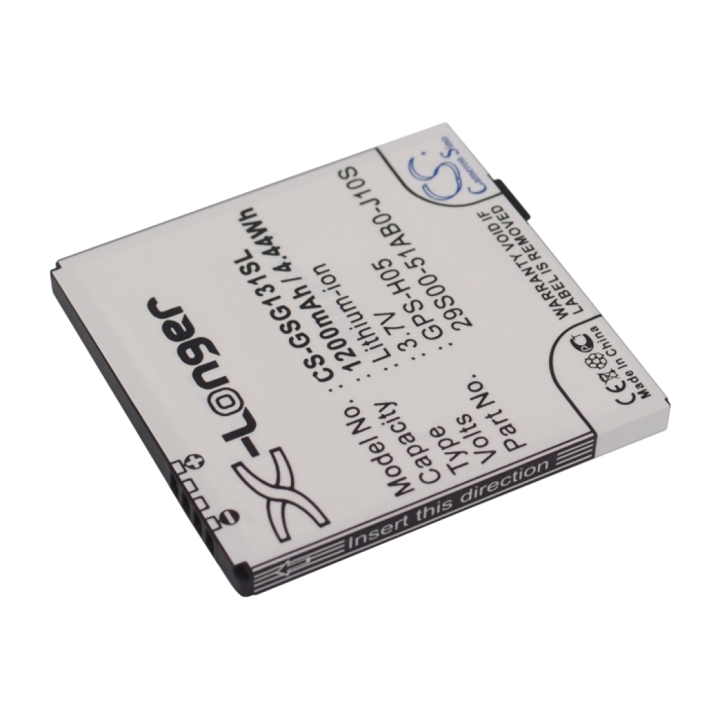 Cameron Sino X-Longer CS-GSG131SL GPS battery back face angled
