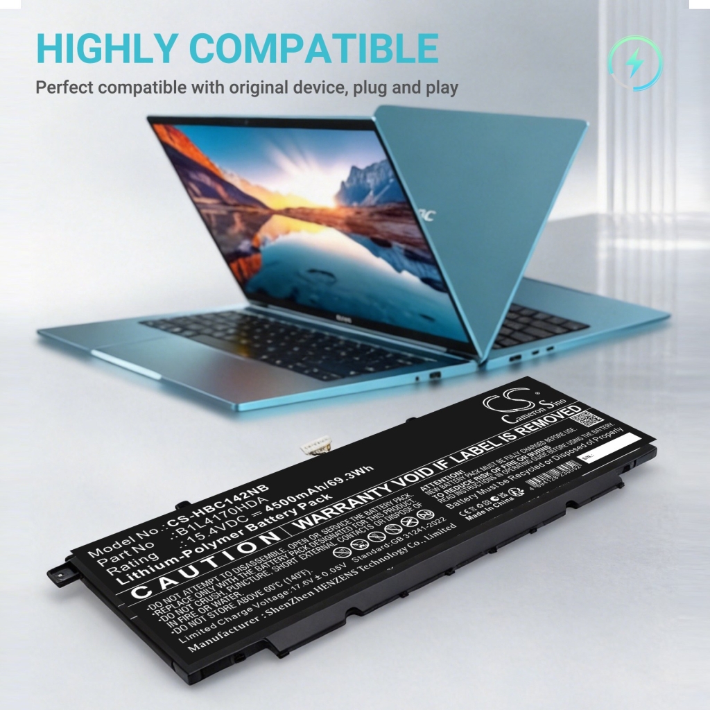 Battery compatible with H3c