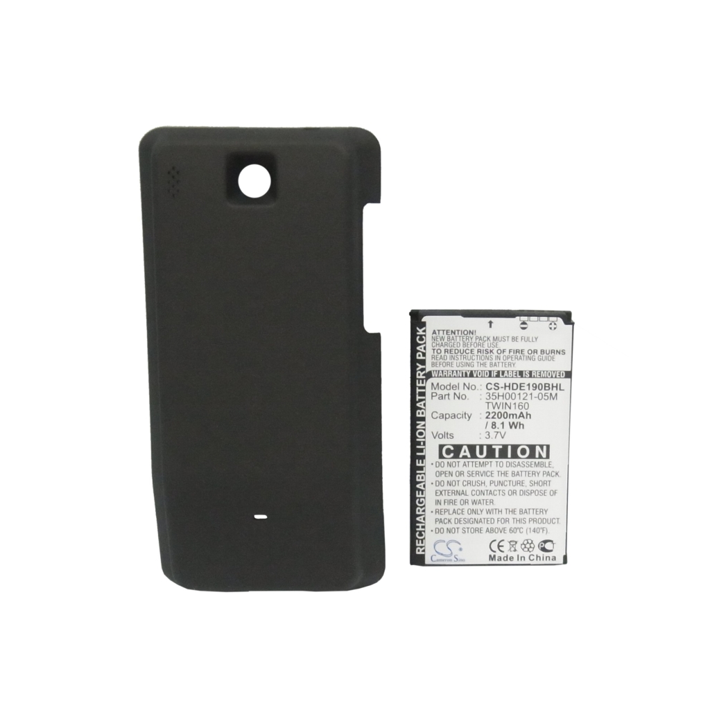 Battery compatible with HTC T-Mobile DOPOD CS-HDE190BHL