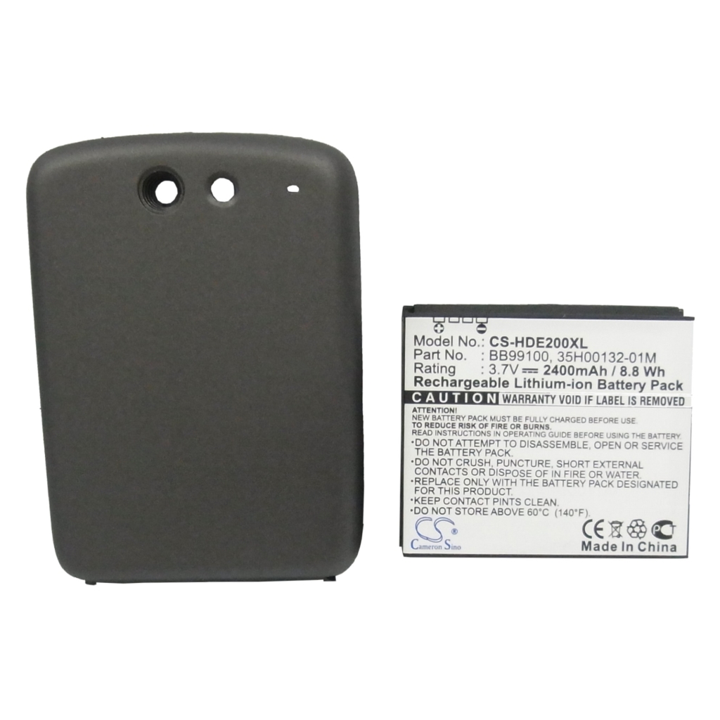 Battery compatible with HTC Google CS-HDE200XL