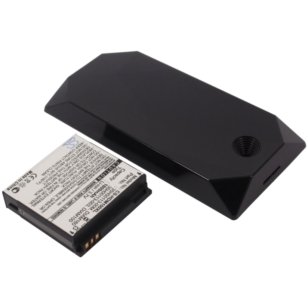 Battery compatible with HTC O2 DOPOD CS-HDM100XL
