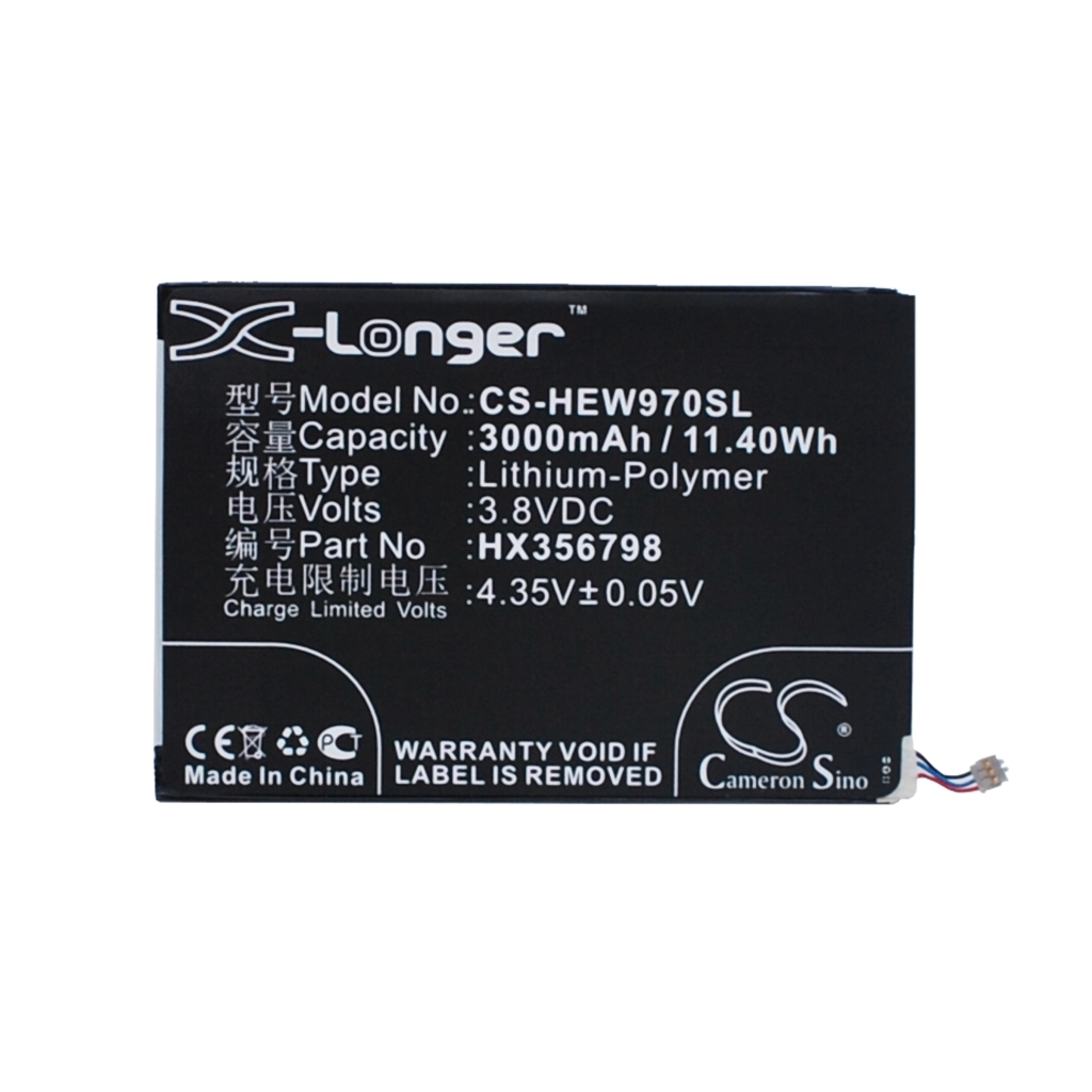 Battery compatible with Haier CS-HEW970SL