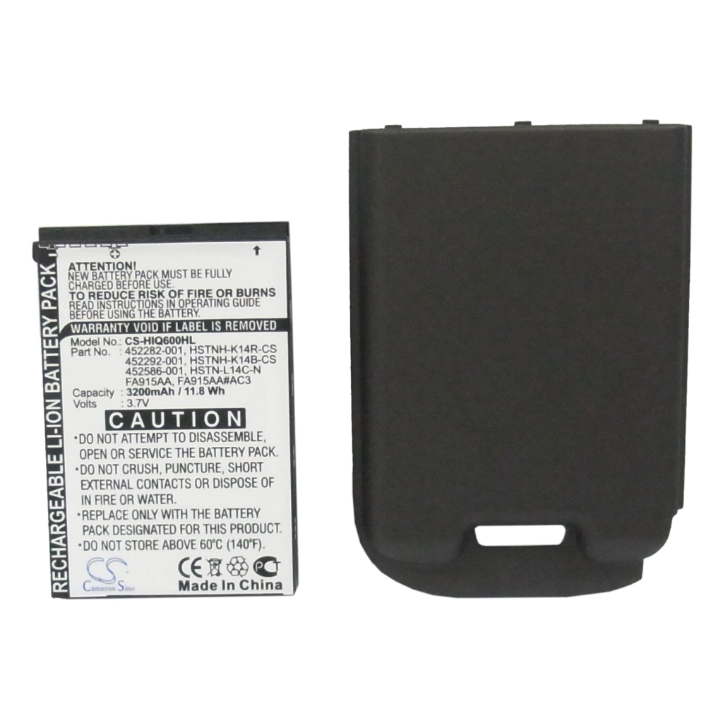 Battery compatible with HP CS-HIQ600HL