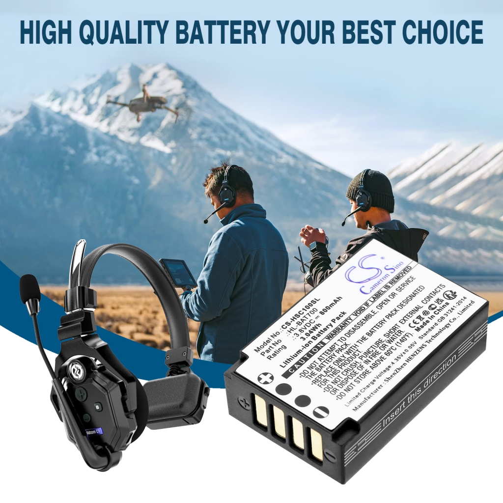 Battery compatible with Hollyland