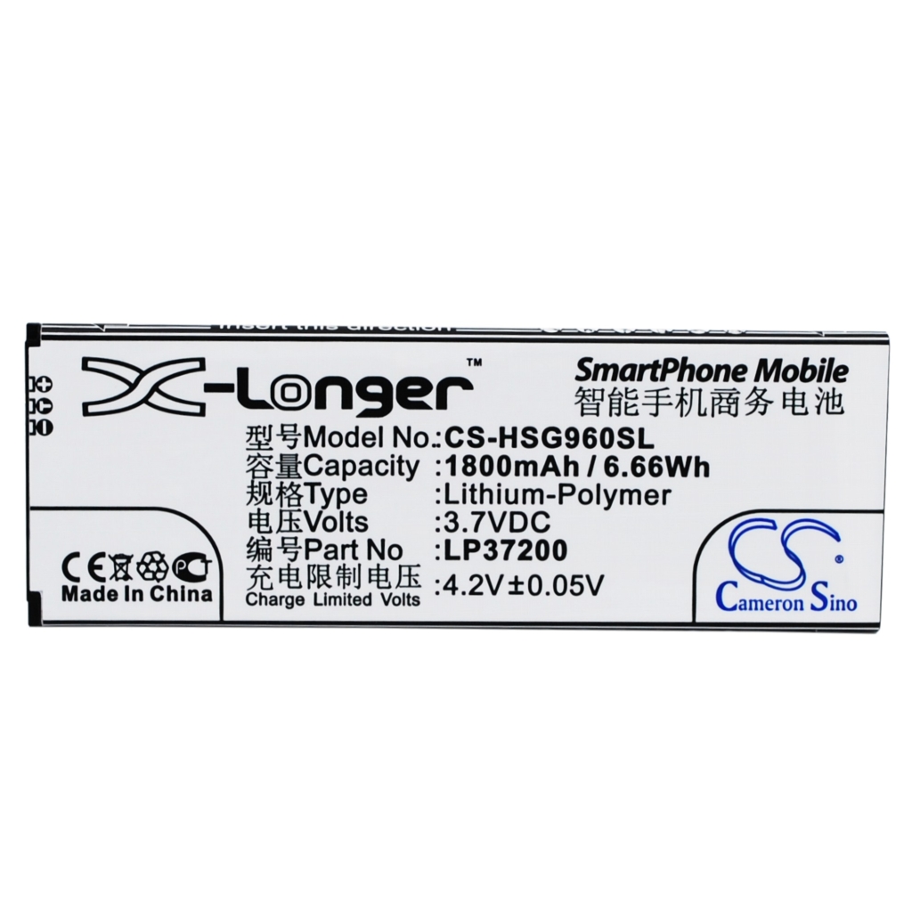Battery compatible with Hisense CS-HSG960SL