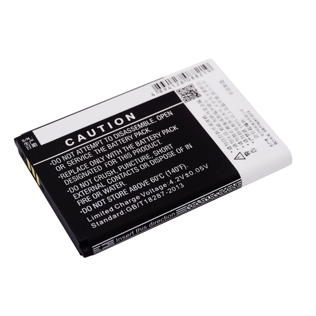 Cameron Sino X-Longer replacement smartphone battery 1150mAh - rear with contacts