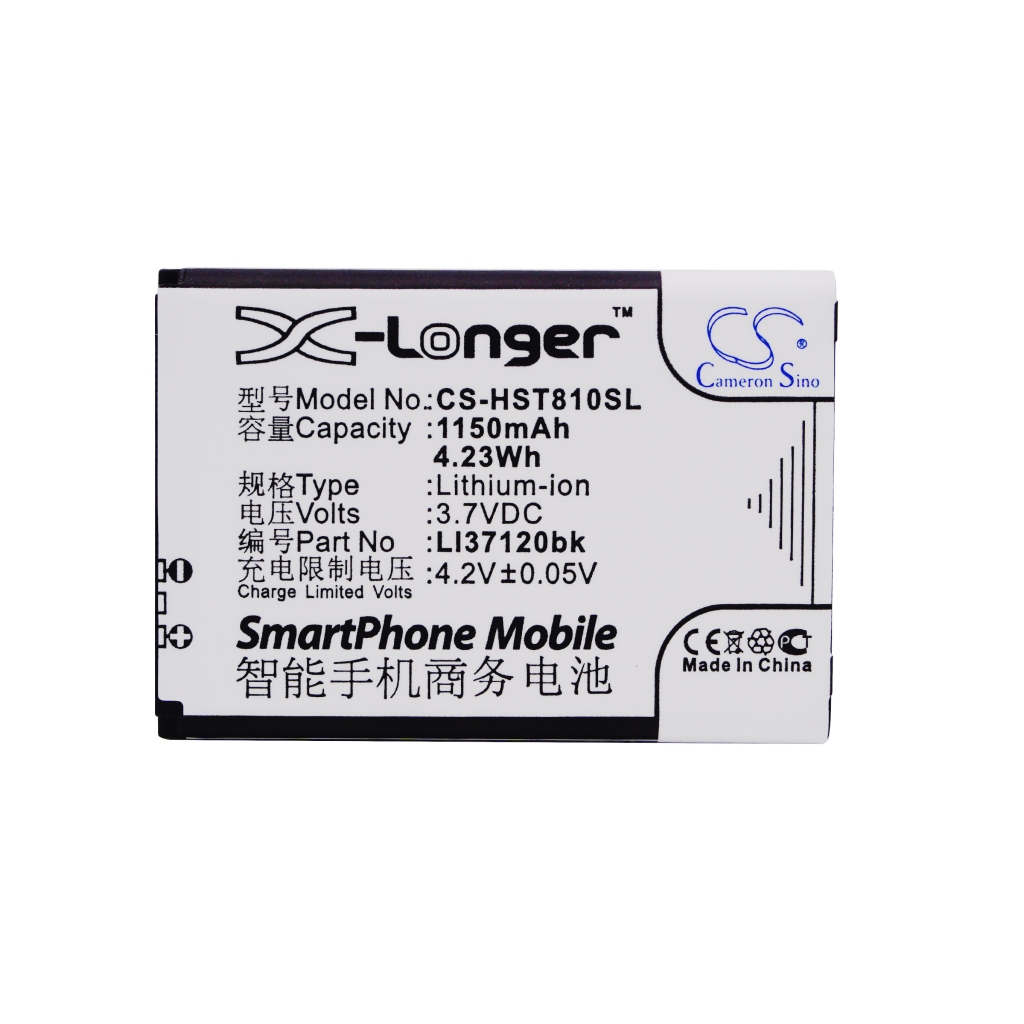 Cameron Sino X-Longer replacement smartphone battery 1150mAh 3.7V 4.23Wh - front view