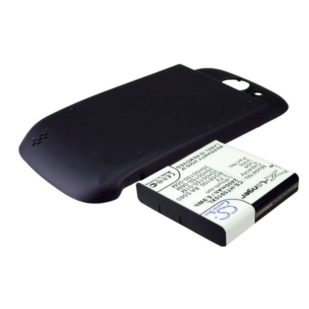 Battery compatible with HTC T-mobile CS-HT5910XL