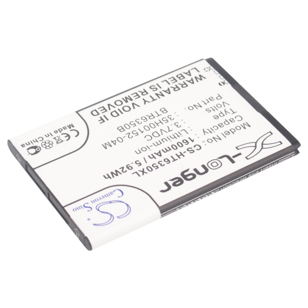 Battery compatible with Verizon HTC CS-HT6350XL