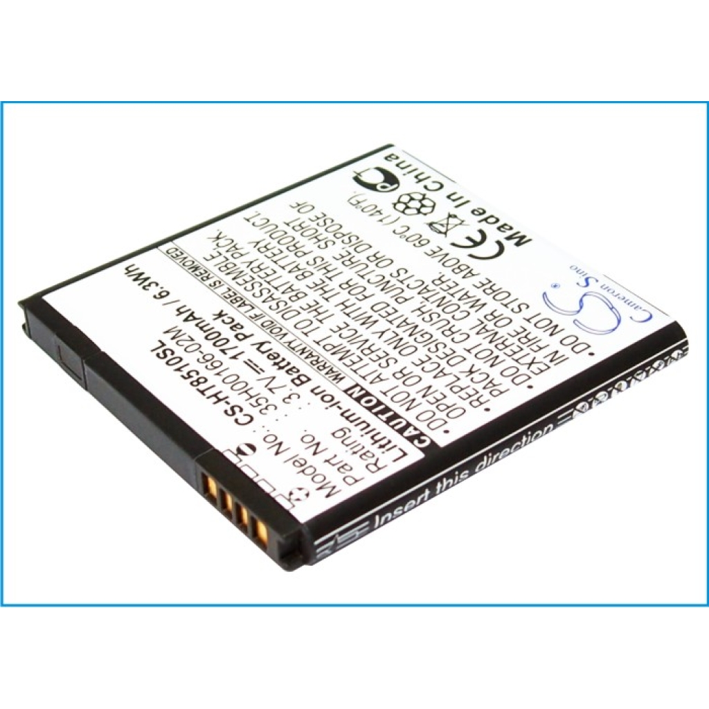CS-HT8510SL battery with HTC phone back cover, Cameron Sino logo