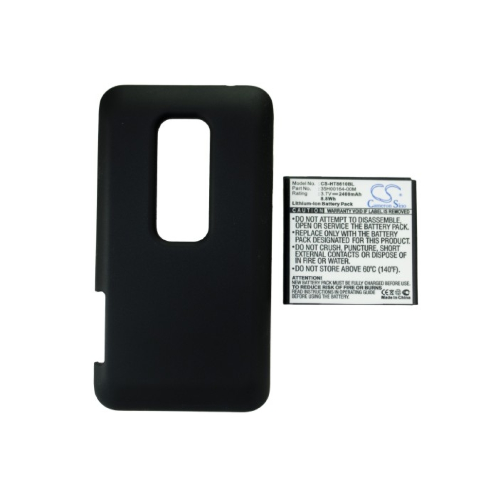 Battery compatible with HTC Sprint T-Mobile CS-HT8610BL