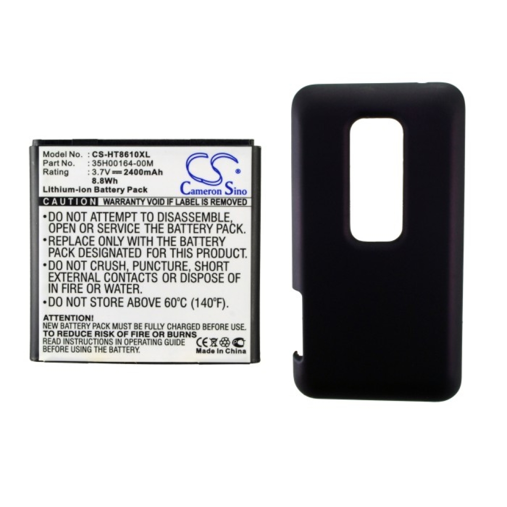 Battery compatible with HTC Sprint T-Mobile CS-HT8610XL