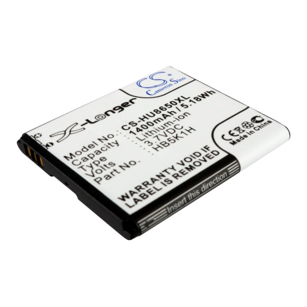 Battery compatible with Huawei AT&T MetroPCS T-Mobile MTC Srf CS-HU8650XL