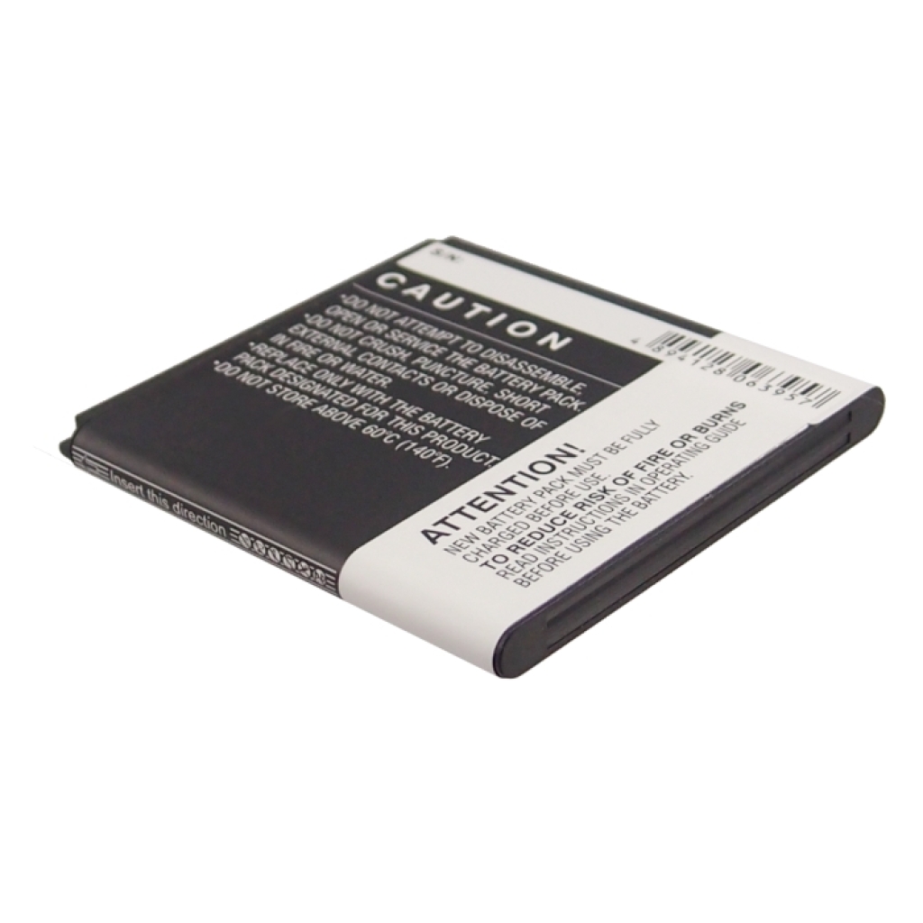 CS-HU8832HL battery dark side with caution text and SN label
