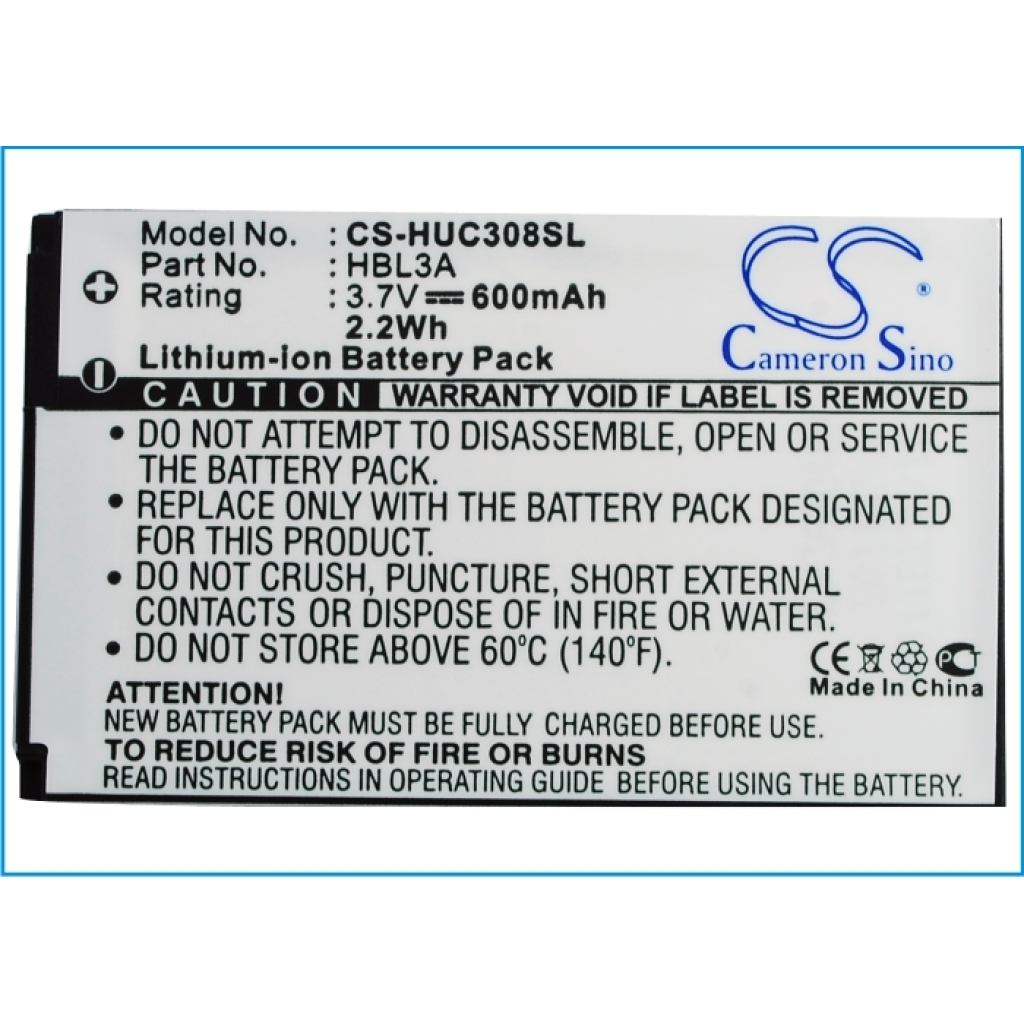 Battery compatible with Huawei ESIA CS-HUC308SL