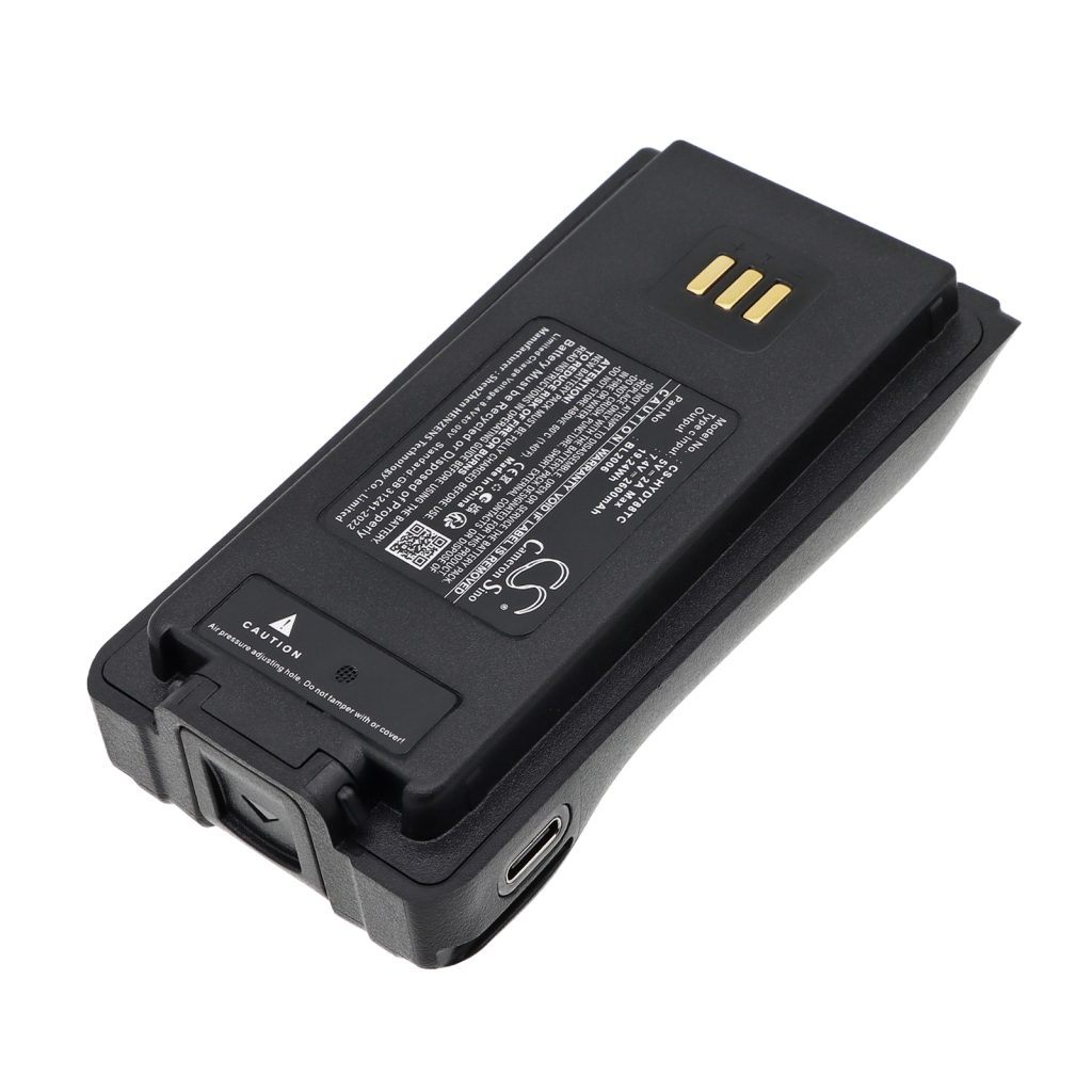 Battery compatible with HYT Harris Hytera CS-HYD788TC