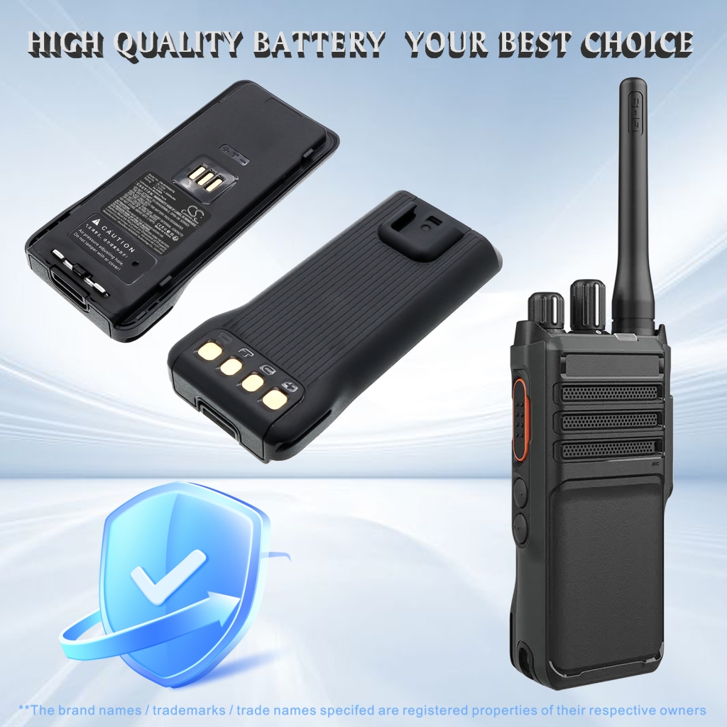Battery compatible with Hytera CS-HYP500TX