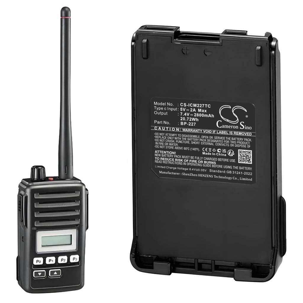 Two-Way Radio Battery Icom IC-F51V