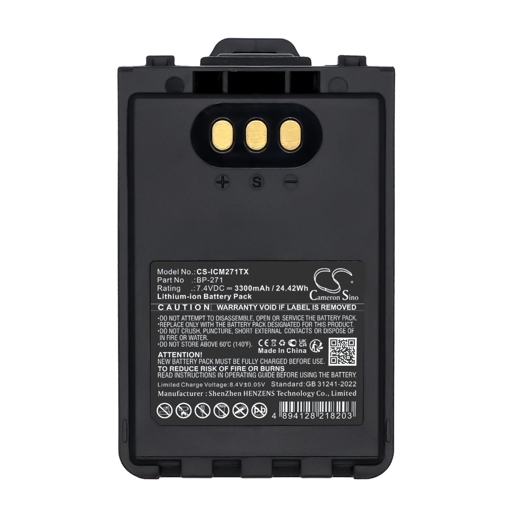 Two-Way Radio Battery Icom CS-ICM271TX