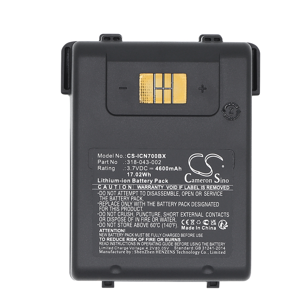 Battery compatible with Intermec CS-ICN700BX