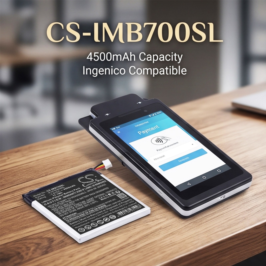 Battery compatible with Ingenico CS-IMB700SL