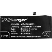 CS-IPH810XL<br />Batteries for   replaces battery 616-00367