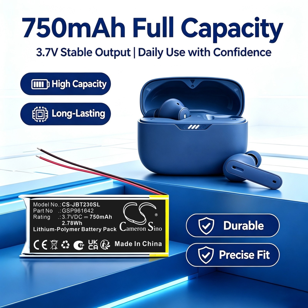 Battery compatible with Jbl CS-JBT230SL